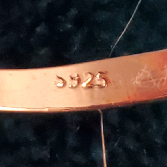 925 blue/clear cz halo ring - Picture 5 of 6